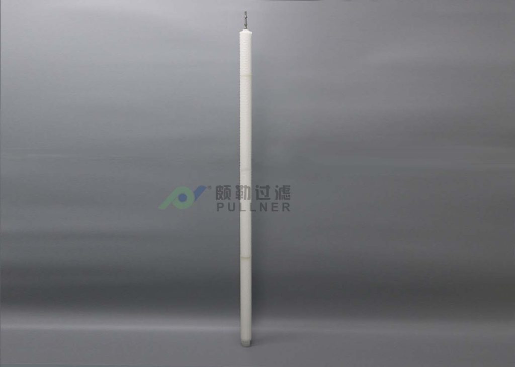 Elemento filtrante de lavado a contracorriente resistente a altas temperaturas