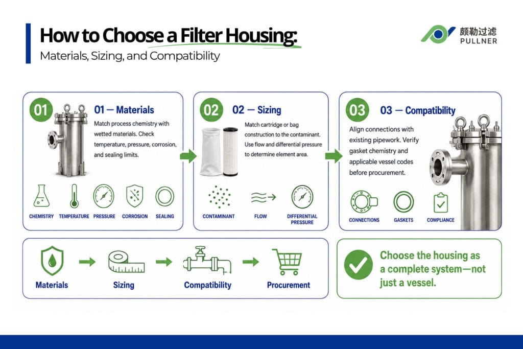 how to choose filter housing