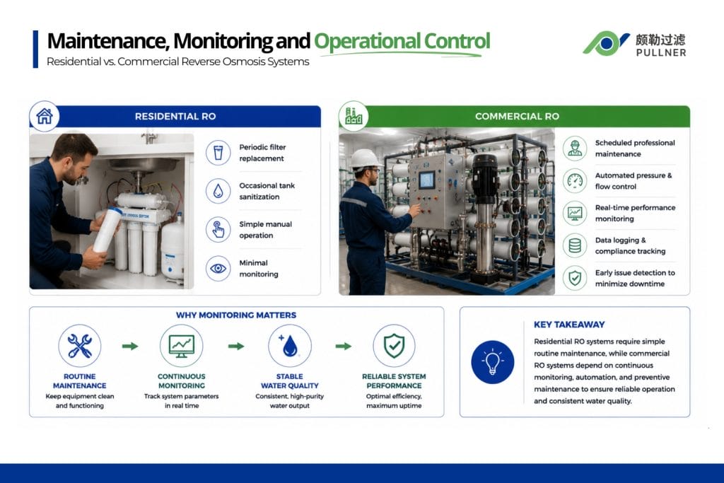 maintenance, monitoring and operational control residential and commercial applications