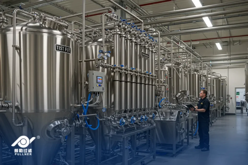 our commercial beer filtration system capabilities