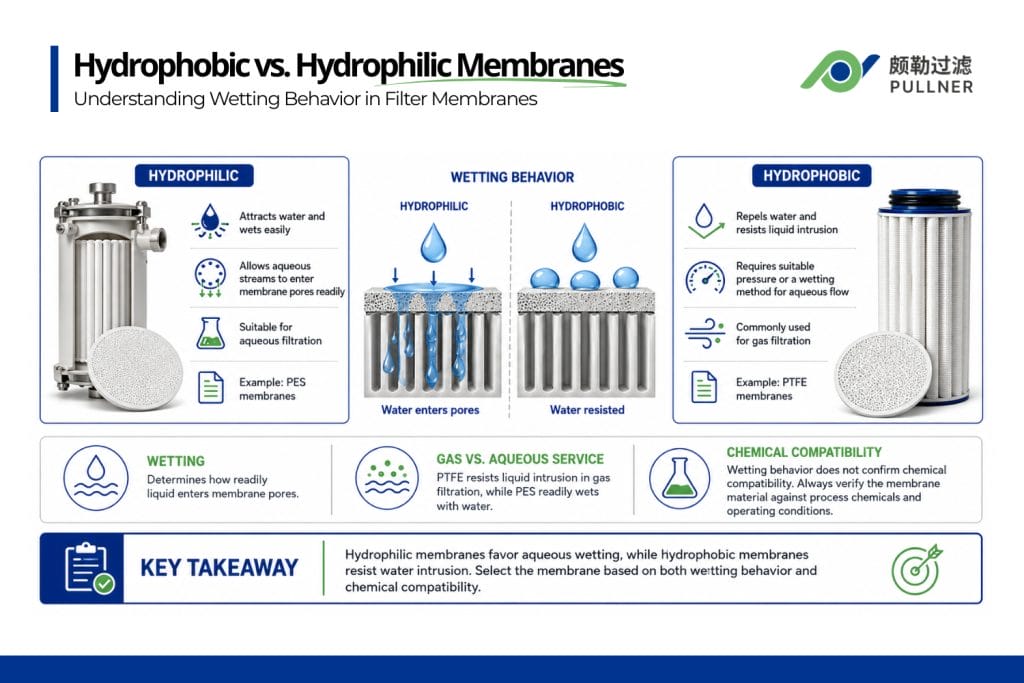 what to look for in water filtration system manufacturers ptfe vs. pes filter